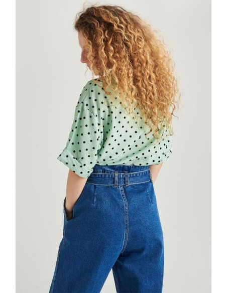 24COLOURS Women's Jeans with Belt Pants  - 80268