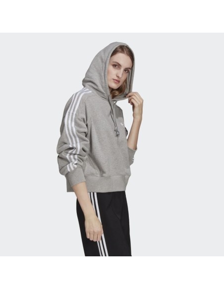 Adidas Originals Adicolor Classics Crop Hoodie Grey - H34615