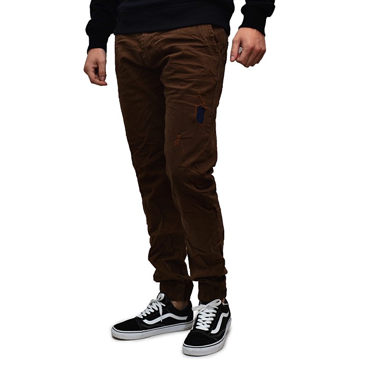 Ανδρικό Τζίν Back 2 Jeans Slim Fit B50 Καφέ