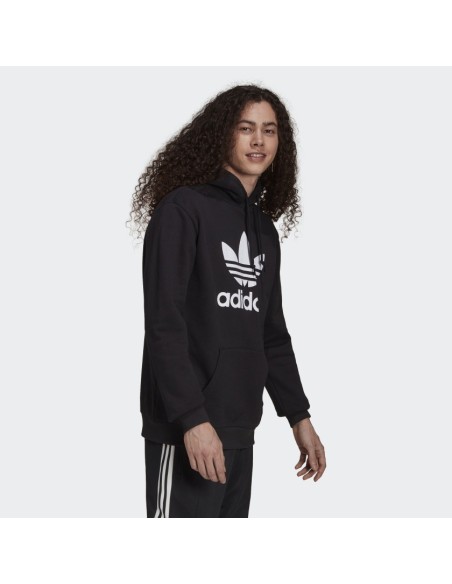 Adidas Originals Adicolor Classics Trefoil Hoodie Black - H06667