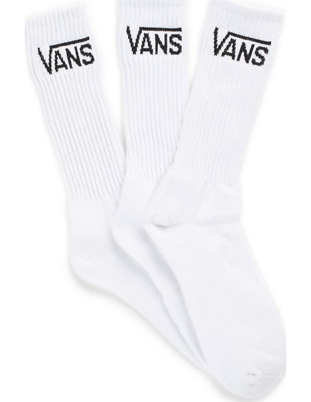 Vans Classic Crew Socks (42.5-47) White - VN000XSEWHT