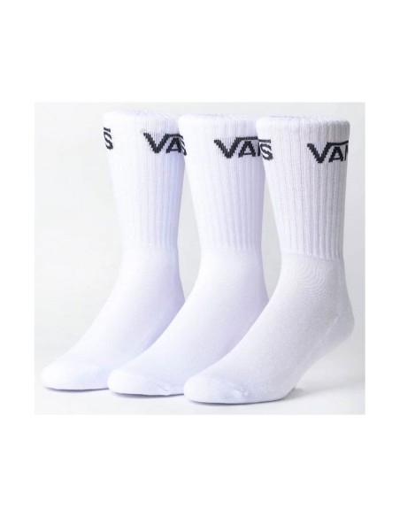 Vans Classic Crew Socks (42.5-47) White - VN000XSEWHT