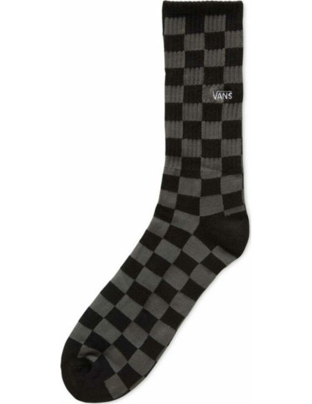 Vans Checkeboard Crew Socks (38.5-42) Black/Grey - VN0A3H3NBA5