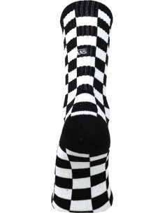 Vans Checkeboard Crew Socks (42.5-47) Black/White - VN0A3H3OHU0 2