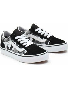 Vans Old Skool J Primary Camo Black/True White - VN0A4UHZ9AI 2