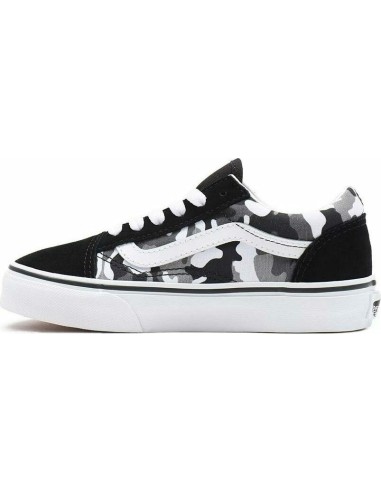 Vans Old Skool J Primary Camo Black/True White - VN0A4UHZ9AI