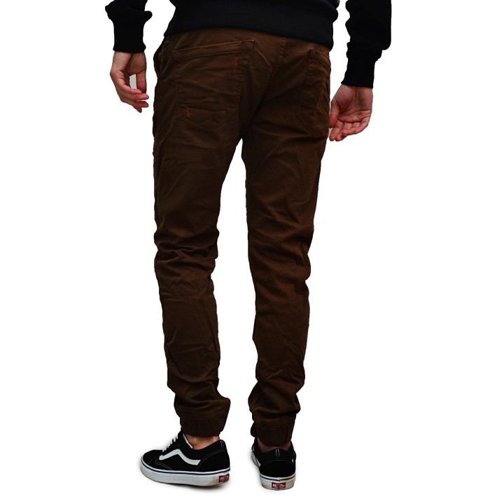 Ανδρικό Τζίν Back 2 Jeans Slim Fit B50 Καφέ