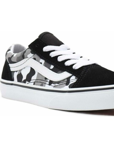 Vans Old Skool J Primary Camo Black/True White - VN0A4UHZ9AI