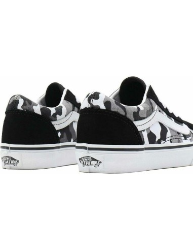 Vans Old Skool J Primary Camo Black/True White - VN0A4UHZ9AI