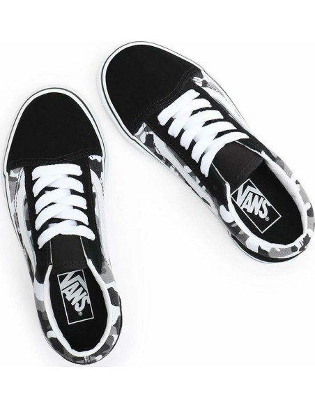 Vans Old Skool J Primary Camo Black/True White - VN0A4UHZ9AI