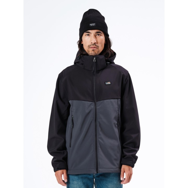 Emerson Ανδρικό Μπουφάν DARK GREY/BLACK - 212.EM11.12