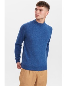 Anerkjendt Akrico Lambswool Knit in Copen Blue - 900354