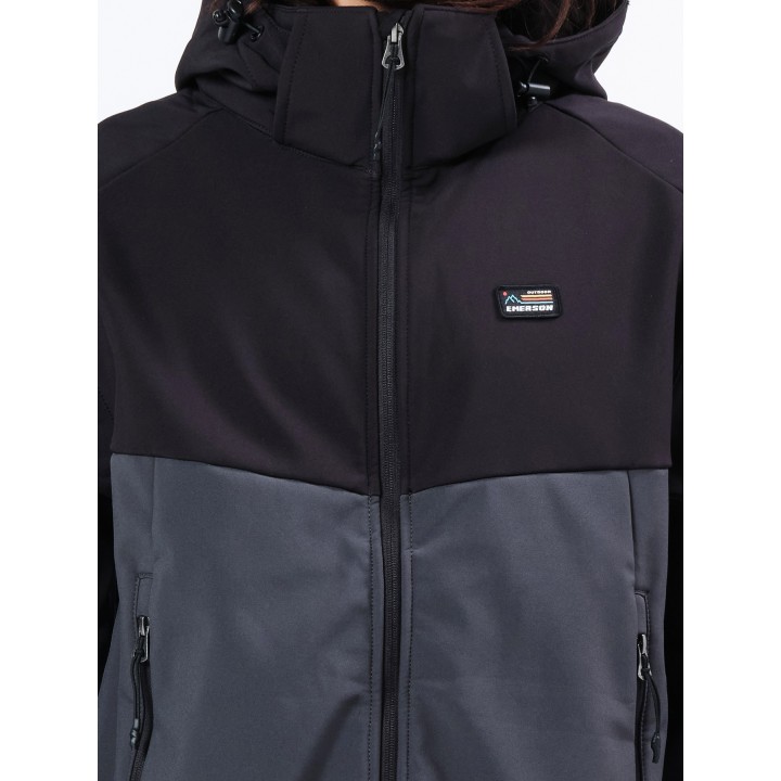 Emerson Ανδρικό Μπουφάν DARK GREY/BLACK - 212.EM11.12