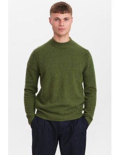 Anerkjendt Akrico Lambswool Knit in Deep Forest - 900354