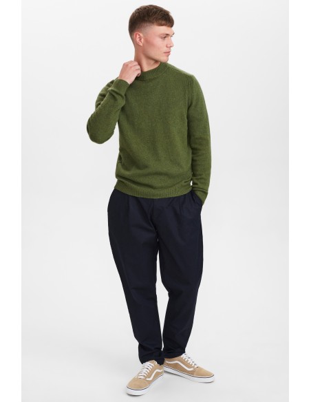 Anerkjendt Akrico Lambswool Knit in Deep Forest - 900354