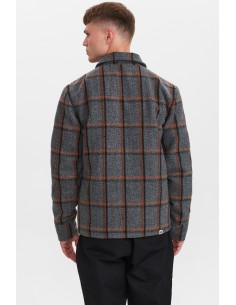 Anerkjendt Akbastian Check Jacket in Granit Grey Mel - 900252 2