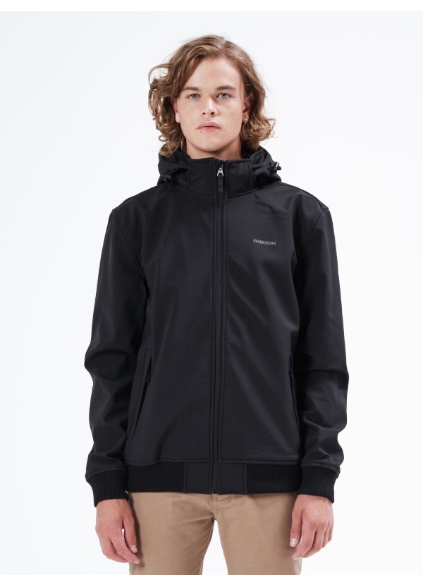 Emerson Ανδρικό Bomber Μπουφάν BLACK - 20-212.EM11.08