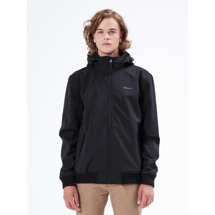 Emerson Ανδρικό Bomber Μπουφάν BLACK - 20-212.EM11.08