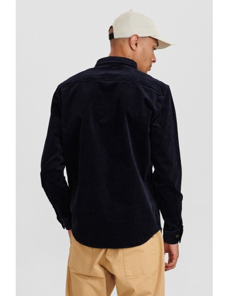 Anerkjendt Akkonrad Cord Shirt in Sky Captain - 900291