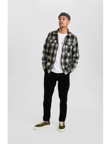 Anerkjendt Akjulius Cord Paspel Pant in Caviar - 900266