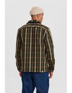 Anerkjendt Aksoldado Check Overshirt in Deep Forest - 900240 2