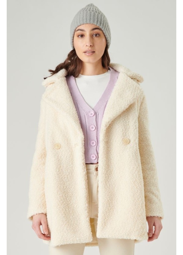 24 COLOURS Coat Furry Creme - 90349
