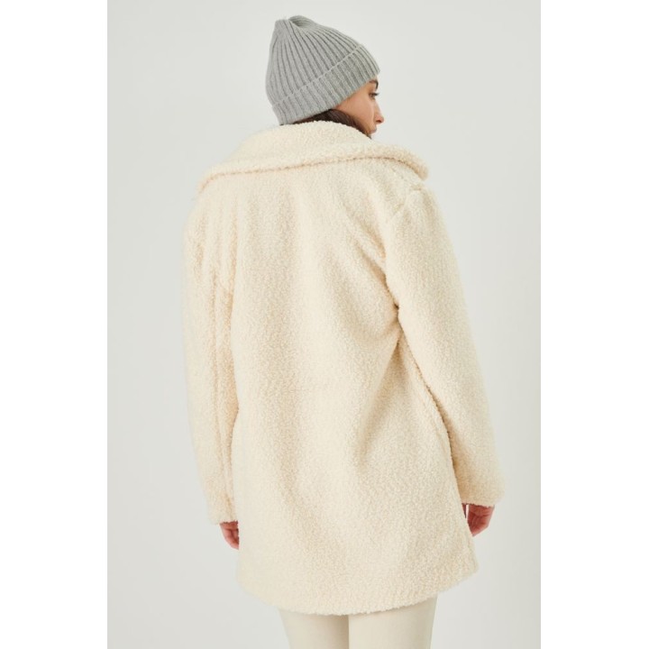 24 COLOURS Coat Furry Creme - 90349