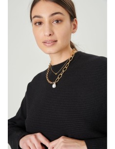 Γυναικείο πουλόβερ 24 COLOURS Μαύρο - 40847a 2