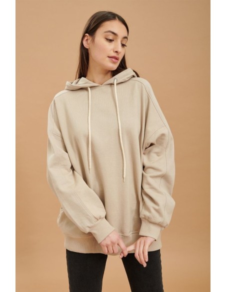 Γυναικείο Φούτερ 24 COLOURS Μπεζ - 50678b