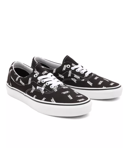 Vans Era Shoes Black/True white Monogram - VN0A54F1QW7