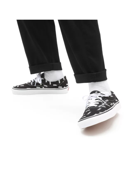 Vans Era Shoes Black/True white Monogram - VN0A54F1QW7