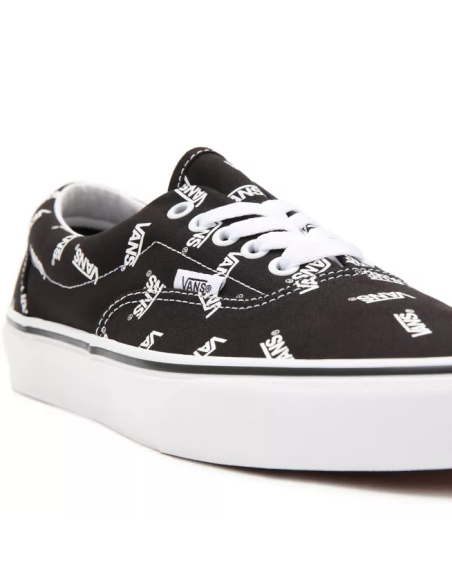 Vans Era Shoes Black/True white Monogram - VN0A54F1QW7