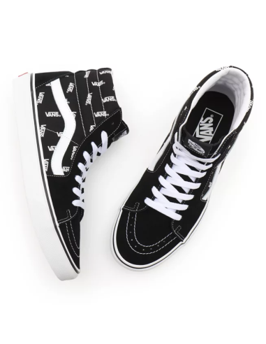 Vans SK8-Hi Shoes Black/True White Monogram - VN0A32QGQW7