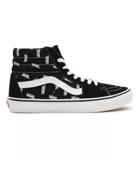 Vans SK8-Hi Shoes Black/True White Monogram - VN0A32QGQW7