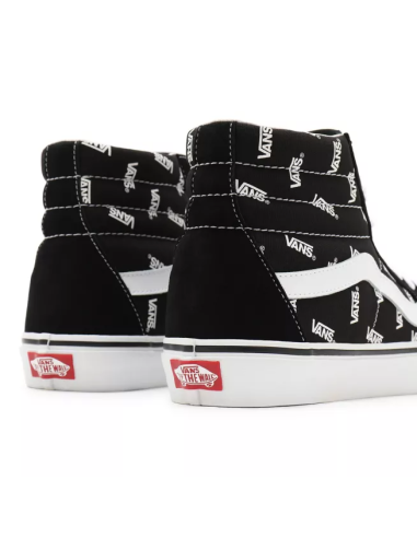 Vans SK8-Hi Shoes Black/True White Monogram - VN0A32QGQW7
