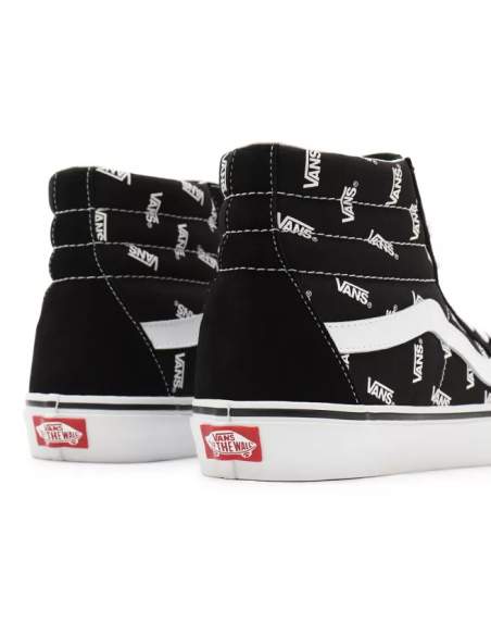 Vans SK8-Hi Shoes Black/True White Monogram - VN0A32QGQW7