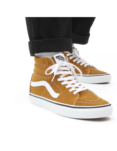 Vans SK8-Hi Shoes Golden Brown/True White - VN0A32QG9GE