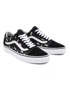 Vans Old Skool Shoes Black/True White Monogram - VN0A3WKTQW7