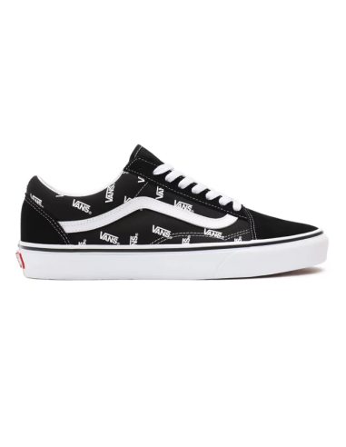 Vans Old Skool Shoes Black/True White Monogram - VN0A3WKTQW7
