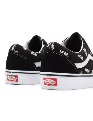 Vans Old Skool Shoes Black/True White Monogram - VN0A3WKTQW7
