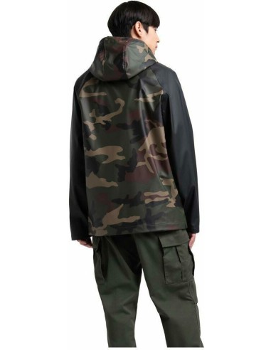 HERSCHEL MEN'S RAINWEAR CLASSIC /  WOODLAND CAMO/BLACK -50001-000312