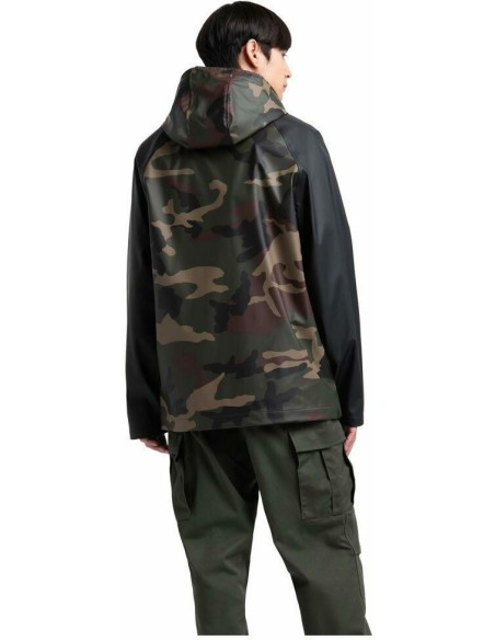 HERSCHEL MEN'S RAINWEAR CLASSIC /  WOODLAND CAMO/BLACK -50001-000312