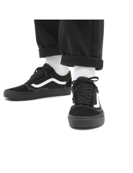Vans Suede/Canvas Old Skool Shoes Black - VN0A3WKT5WU