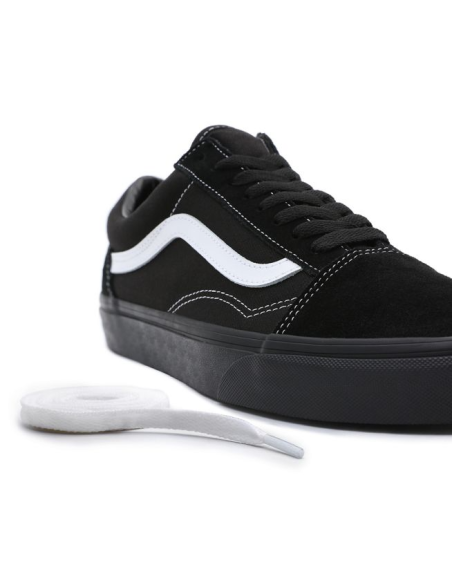 Vans Suede/Canvas Old Skool Shoes Black - VN0A3WKT5WU