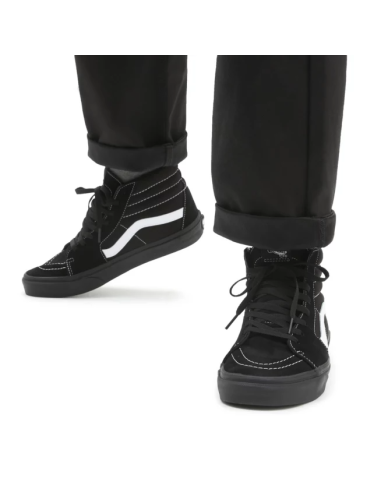 Vans Suede/Canvas Sk8-Hi Shoes Black - VN0A32QG5WU