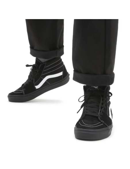 Vans Suede/Canvas Sk8-Hi Shoes Black - VN0A32QG5WU