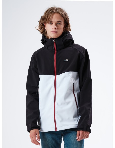 Emerson Ανδρικό Μπουφάν BD ICE WHITE/BLACK - 212.EM11.12