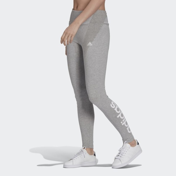 Adidas Originals Womens Sport inspired loungewear high-waisted Grey leggings - GL0638