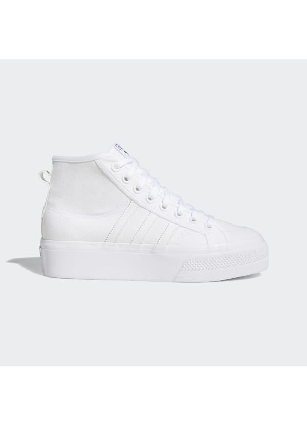 Adidas Originals Nizza Platform MID W - WHITE (FW2782)