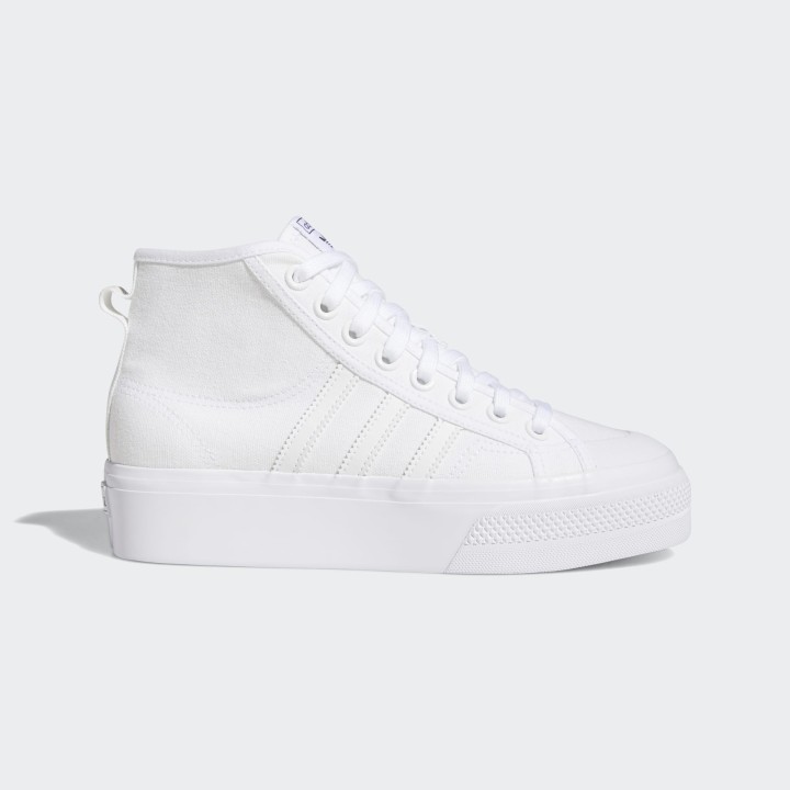 Adidas Originals Nizza Platform MID W - WHITE (FW2782)